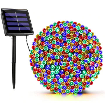 LUCES SOLARES MULTICOLOR (18 METROS)