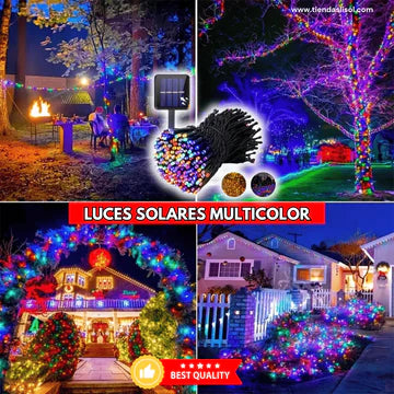 LUCES SOLARES MULTICOLOR (18 METROS)